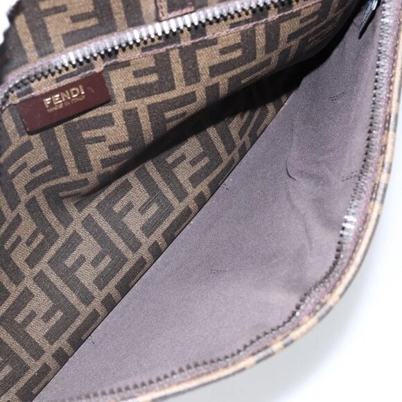 FENDI Zucca Canvas PC Case Black Brown Auth SW1528 - Picture 12 of 16
